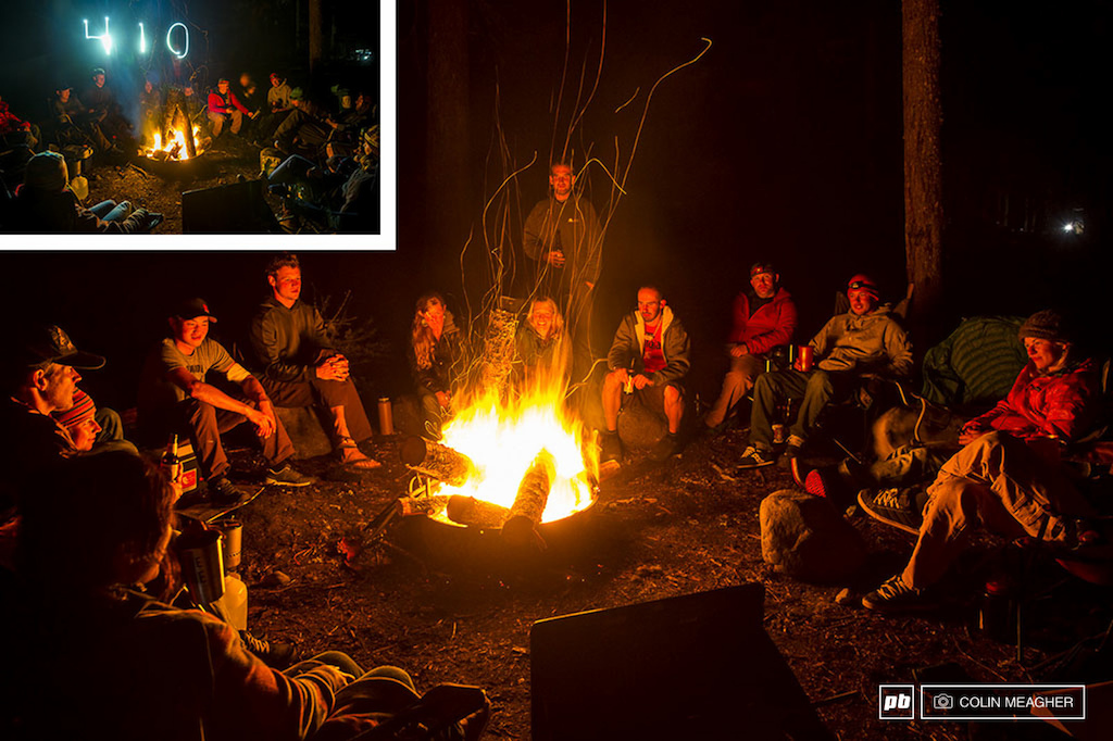 410... campfires... good friends... they all go together so well.